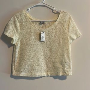 Express lace crop top